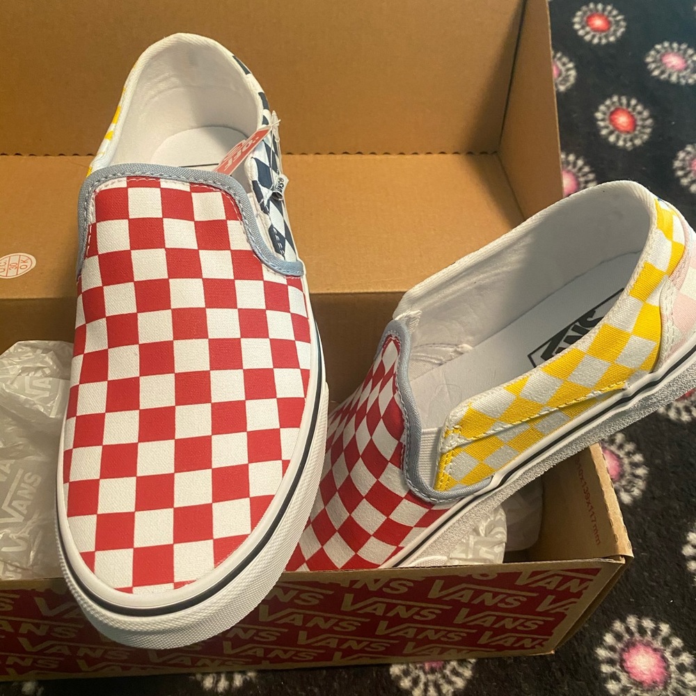 Multi color Van Slide Ons